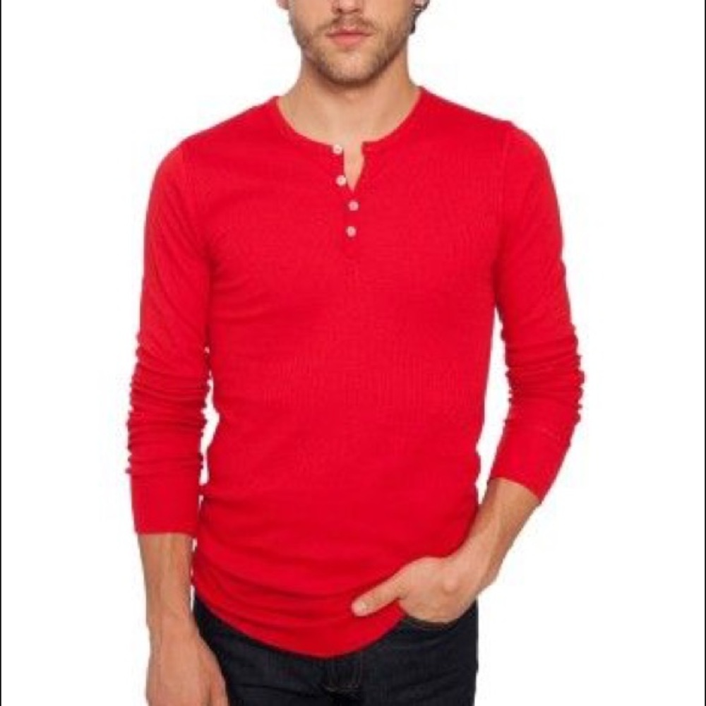 Men’s American Apparel Henley, size M